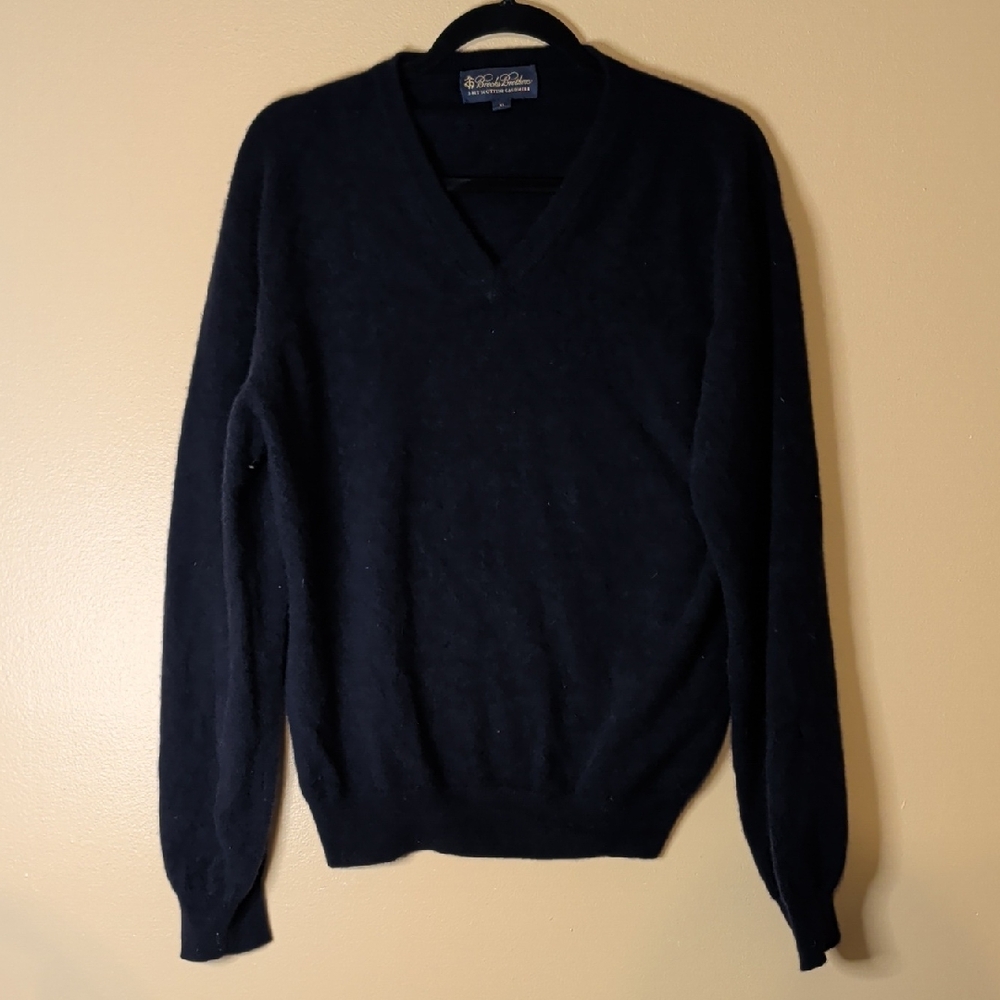 Brooks Brothers 2-Ply Scottish 100% Cashmere Size XL